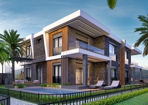 4+1 villa in Doshemealti - Antalya area 