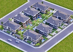 4+1 villa in Doshemealti - Antalya area 