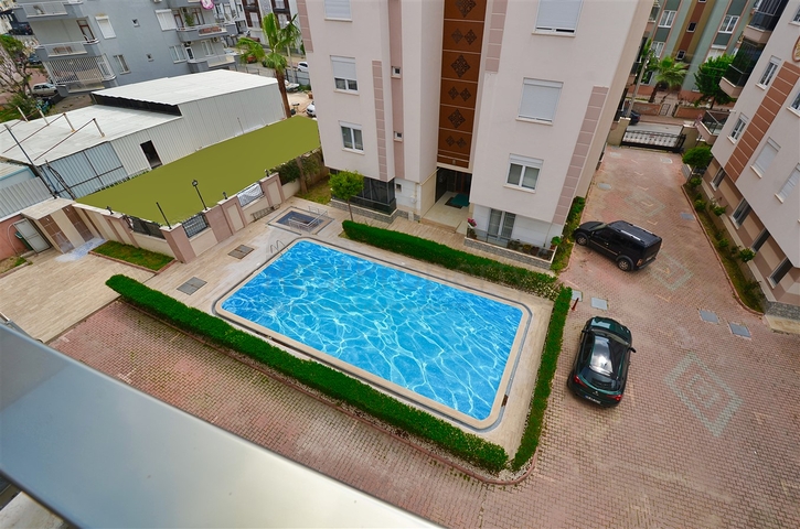 A 3+1 apartment in the Chaibashi - Antalya neighborhood 
