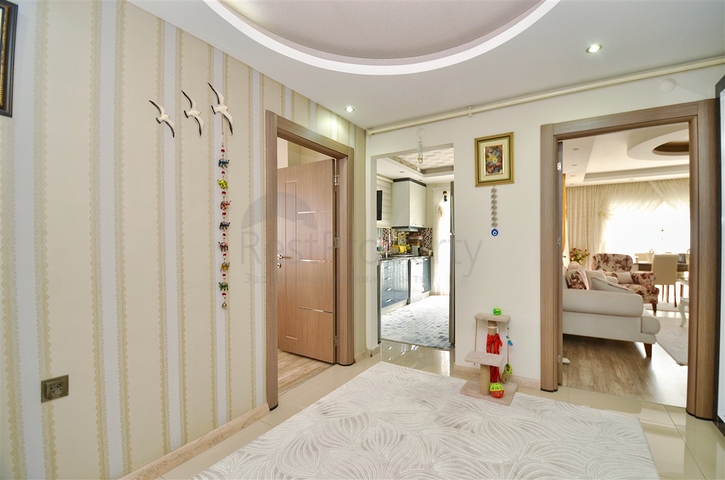 A 3+1 apartment in the Chaibashi - Antalya neighborhood 