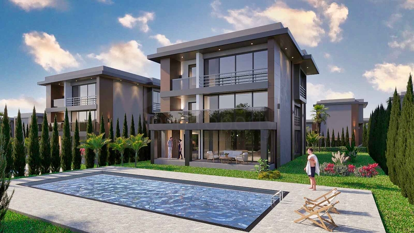 Villa layout 3+1, 4+2 in the area of Altyntas - Antalya 