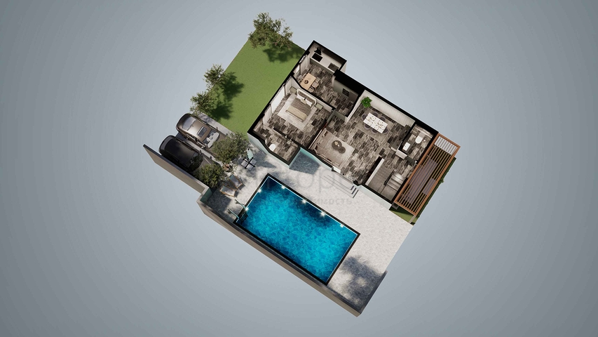 Villa layout 3+1, 4+2 in the area of Altyntas - Antalya 