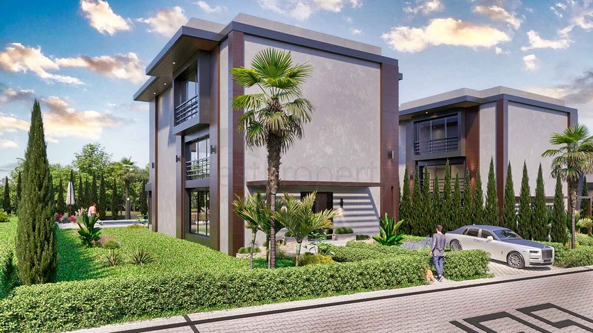 Villa layout 3+1, 4+2 in the area of Altyntas - Antalya 