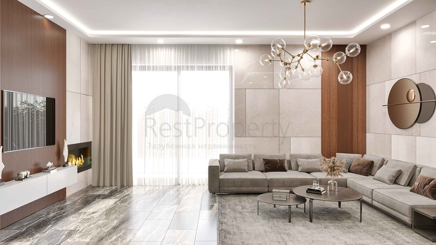 Villa layout 3+1, 4+2 in the area of Altyntas - Antalya 