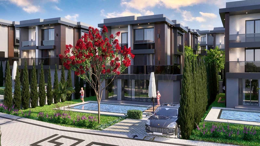 Villa layout 3+1, 4+2 in the area of Altyntas - Antalya 