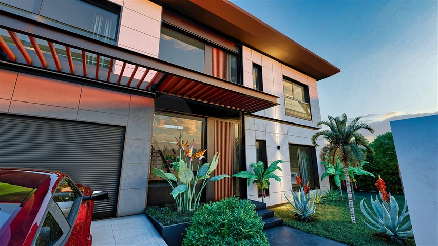 4+1 villa in Doshemealti - Antalya area