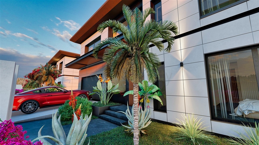 4+1 villa in Doshemealti - Antalya area