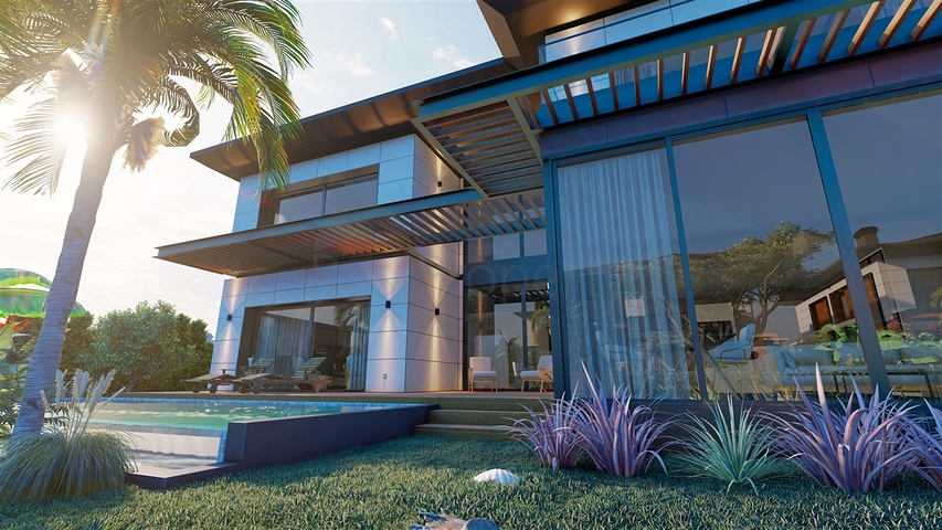 4+1 villa in Doshemealti - Antalya area