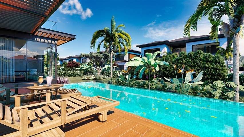 4+1 villa in Doshemealti - Antalya area