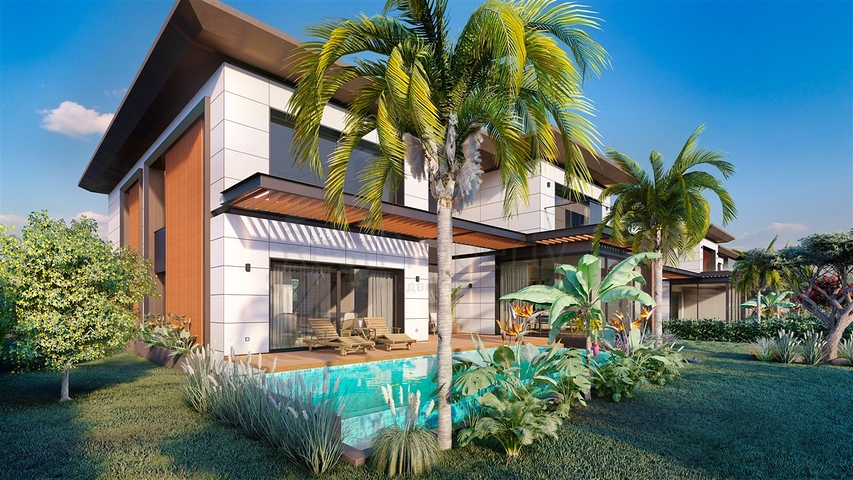 4+1 villa in Doshemealti - Antalya area