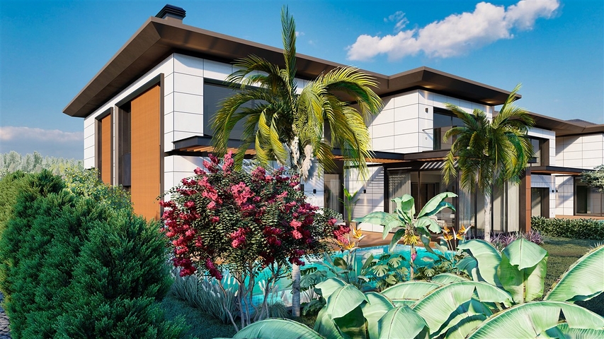 4+1 villa in Doshemealti - Antalya area