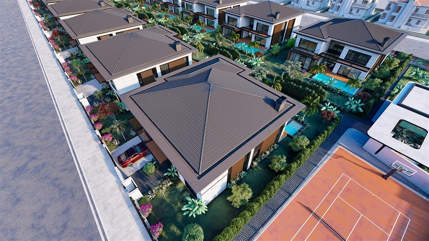 4+1 villa in Doshemealti - Antalya area