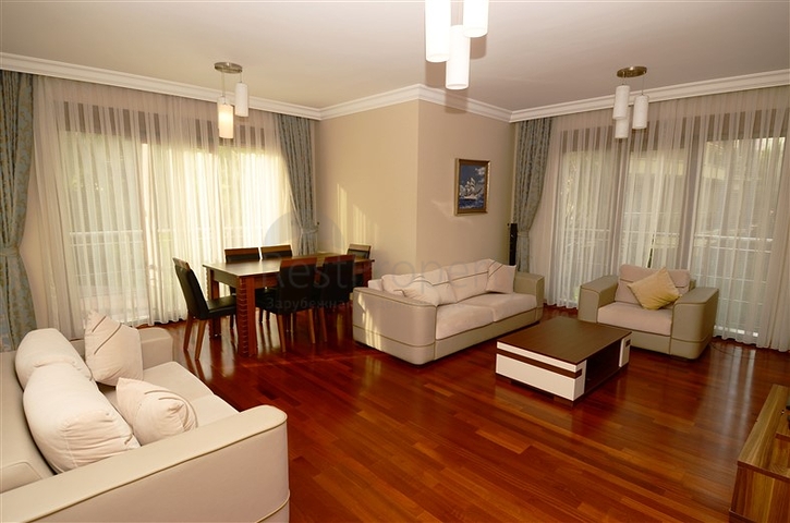 Three Bedroom furnished Apartment in a complex on the first line