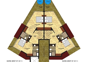 Apartments in a new complex in the center of Alanya!