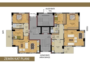 Ready to move in the city center of Antalya