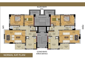 Ready to move in the city center of Antalya