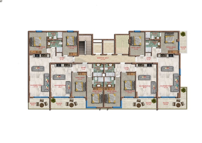 A new project in the Mahmutlar area