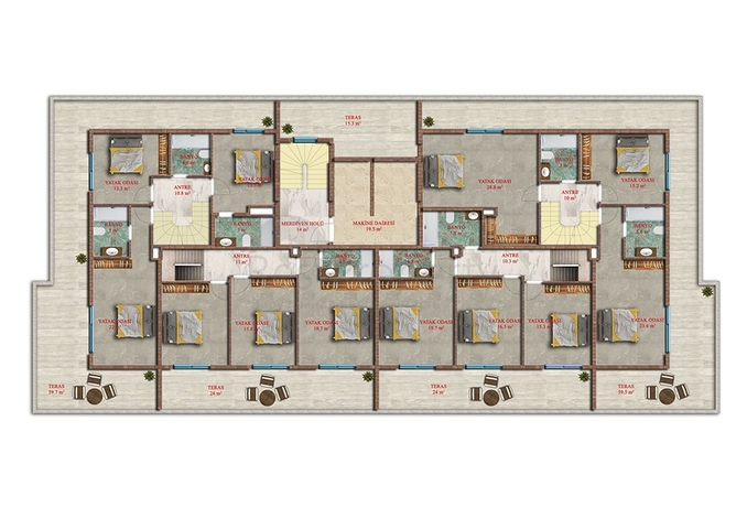 A new project in the Mahmutlar area