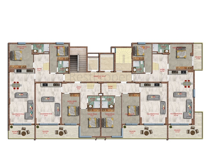 A new project in the Mahmutlar area