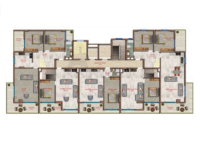 A new project in the Mahmutlar area