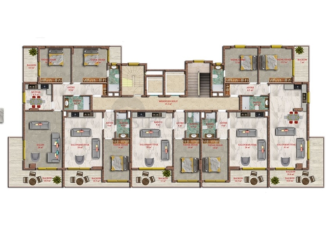 A new project in the Mahmutlar area