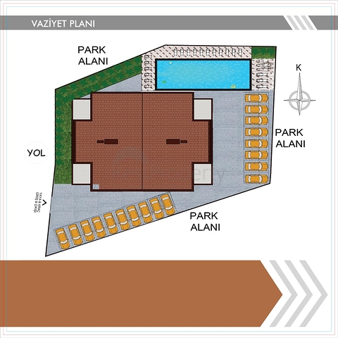 The project is at the final stage of construction in the Konyaalti Antalya area