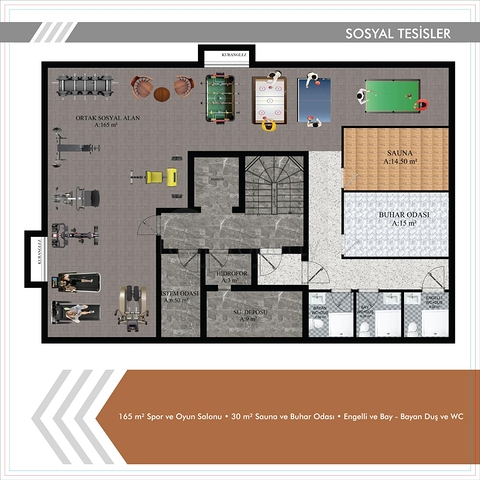 The project is at the final stage of construction in the Konyaalti Antalya area