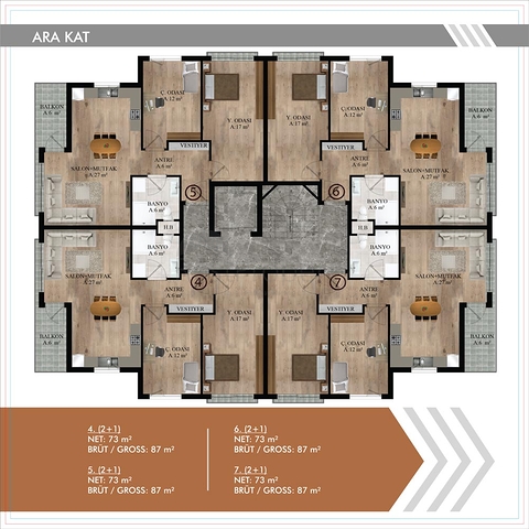 The project is at the final stage of construction in the Konyaalti Antalya area