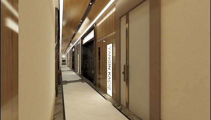 Residential complex with gas heating in the area of Kepez Antalya