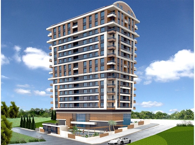 Residential complex with gas heating in the area of Kepez Antalya