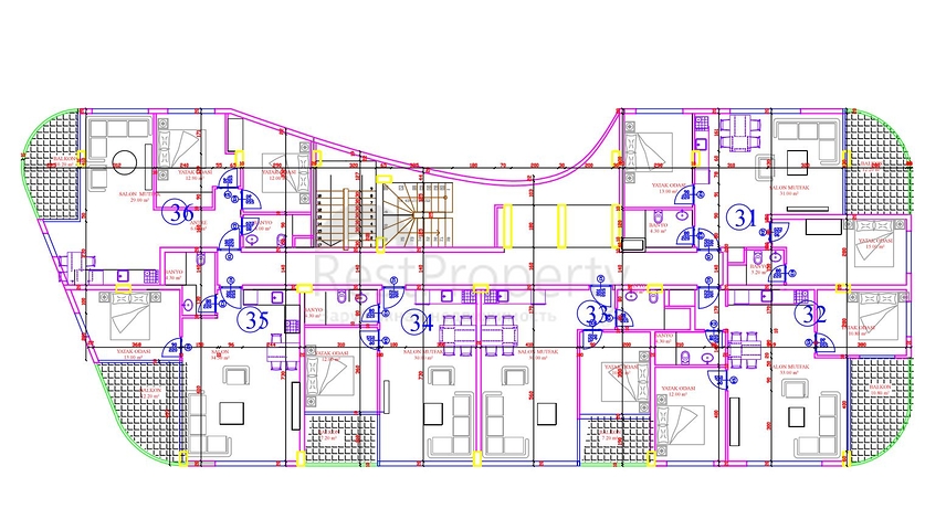 New investment project in the center of Alanya 