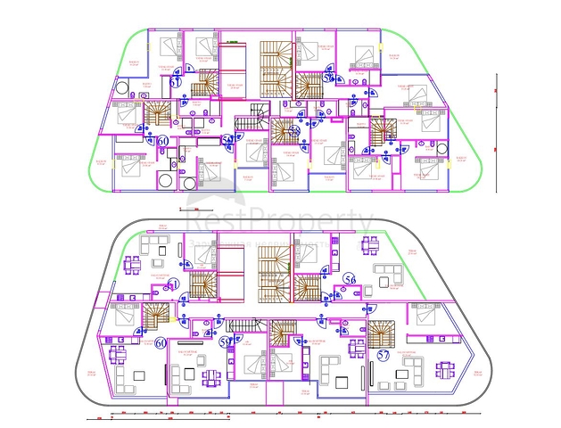New investment project in the center of Alanya 