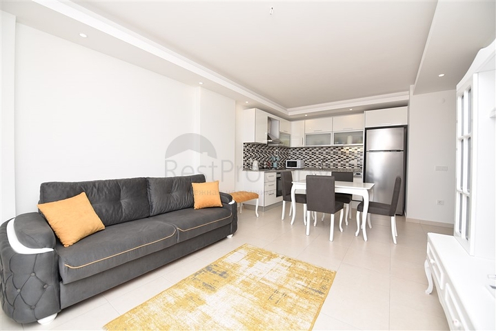 1+1 apartments for rent in a complex with hotel infrastructure in Avsallar