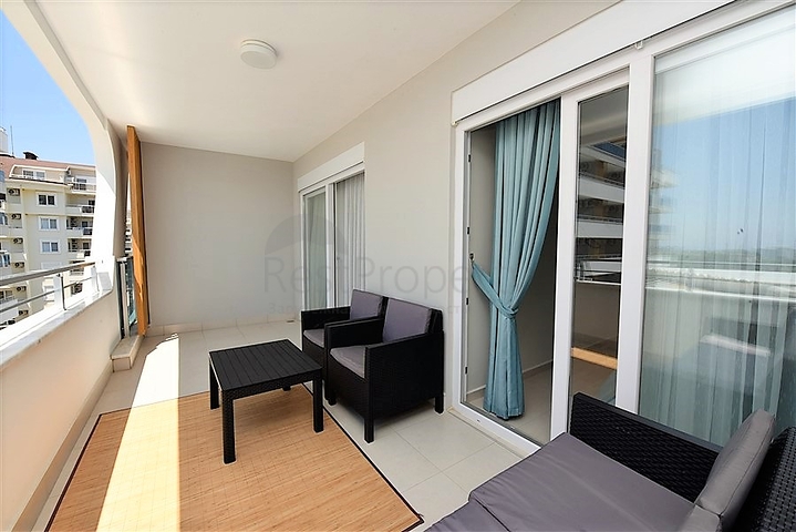 1+1 apartments for rent in a complex with hotel infrastructure in Avsallar