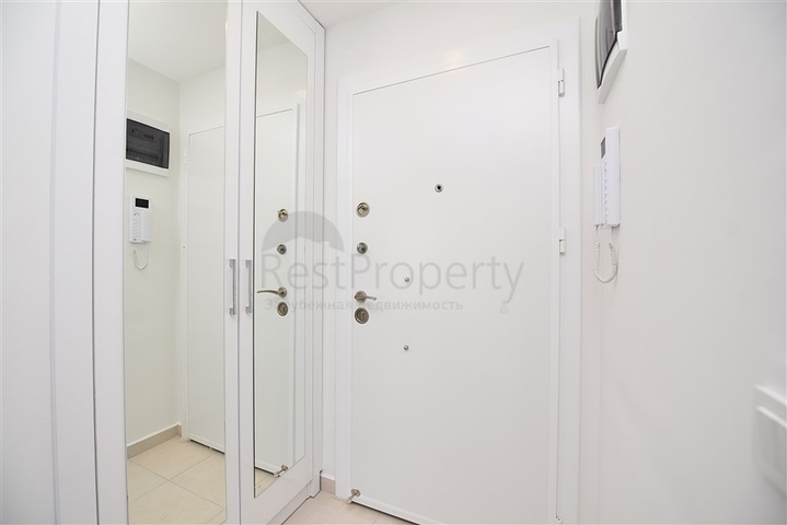 1+1 apartments for rent in a complex with hotel infrastructure in Avsallar