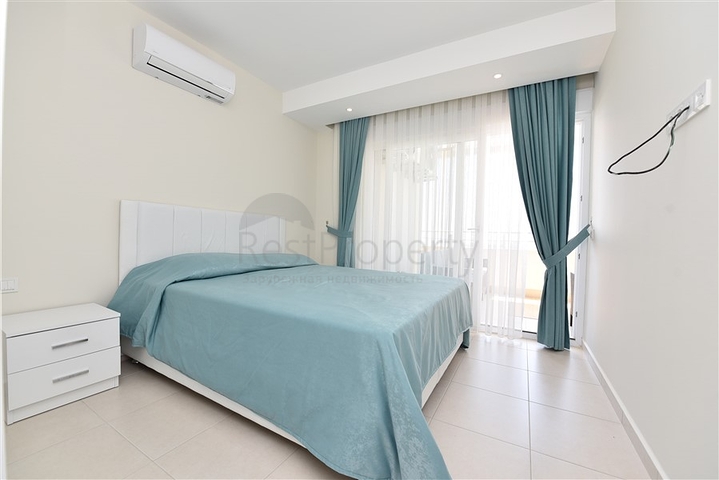 1+1 apartments for rent in a complex with hotel infrastructure in Avsallar