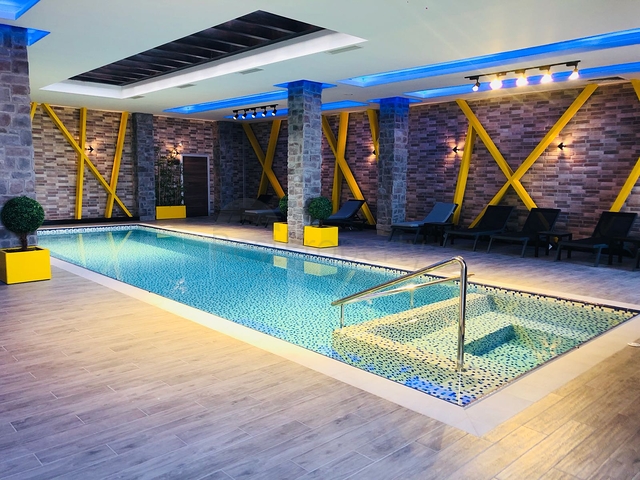 1+1 apartments for rent in a complex with hotel infrastructure in Avsallar