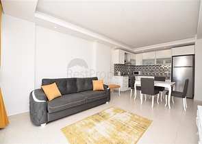 1+1 apartments for rent in a complex with hotel infrastructure in Avsallar