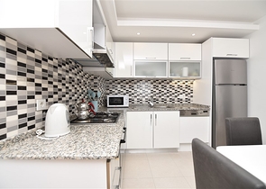 1+1 apartments for rent in a complex with hotel infrastructure in Avsallar