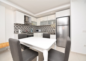 1+1 apartments for rent in a complex with hotel infrastructure in Avsallar