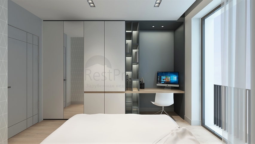 Villas at the final stage of construction in the Konyaalti area