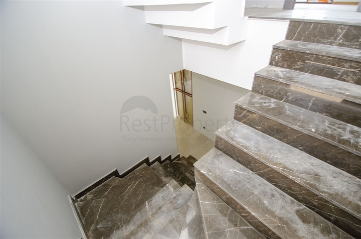 Villas at the final stage of construction in the Konyaalti area