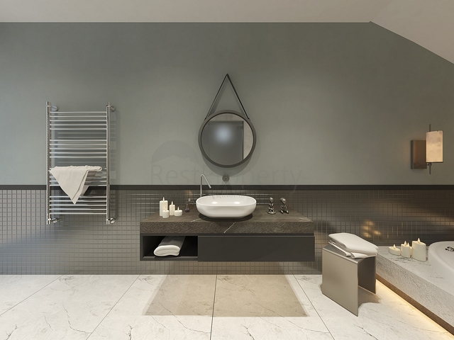 Villas at the final stage of construction in the Konyaalti area