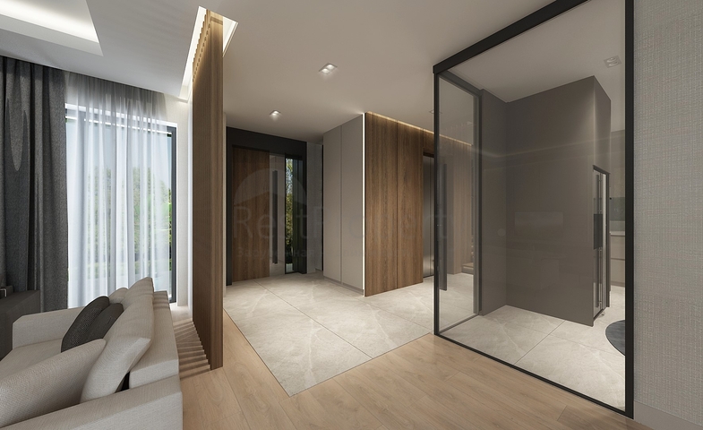 Villas at the final stage of construction in the Konyaalti area