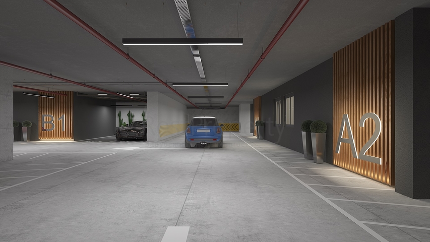 Villas at the final stage of construction in the Konyaalti area