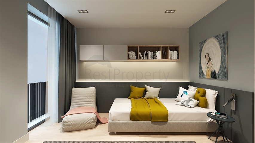 Villas at the final stage of construction in the Konyaalti area