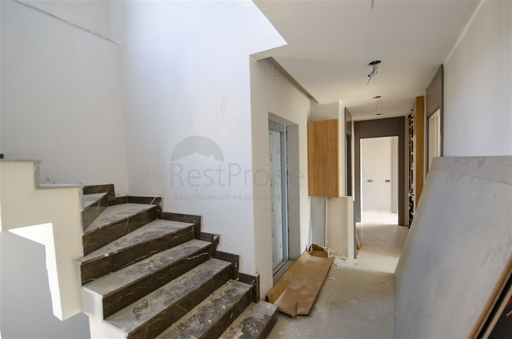 Villas at the final stage of construction in the Konyaalti area