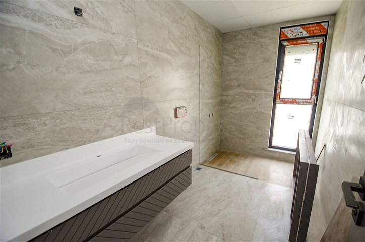 Villas at the final stage of construction in the Konyaalti area