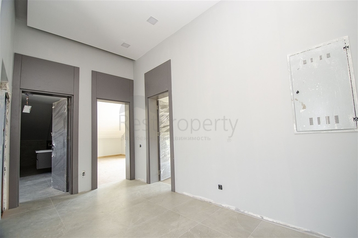 Villas at the final stage of construction in the Konyaalti area