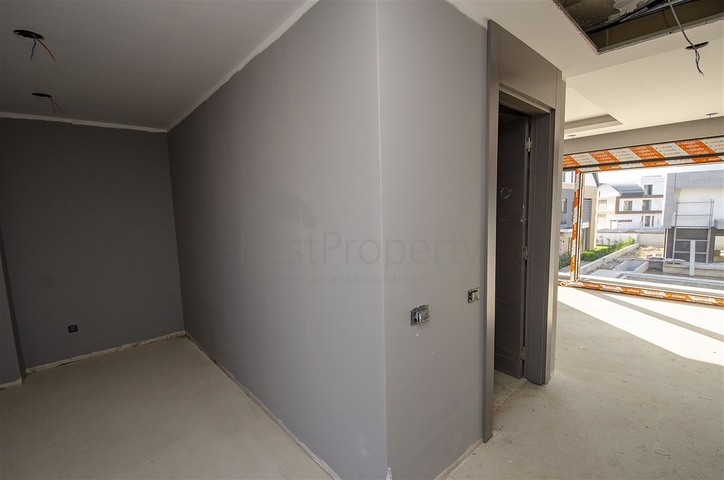 Villas at the final stage of construction in the Konyaalti area